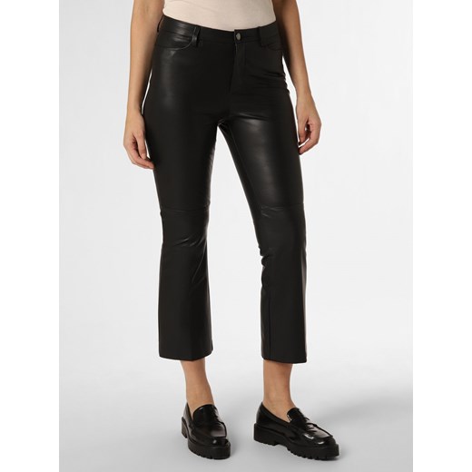MAC Spodnie Kobiety czarny jednolity ze sklepu vangraaf w kategorii Spodnie damskie - zdjęcie 165717320