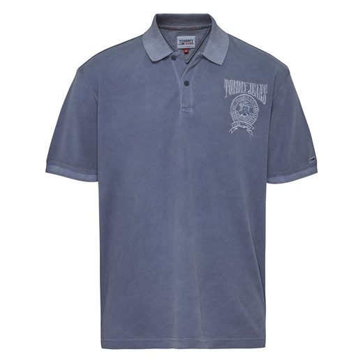 TOMMY JEANS Koszulka polo w kolorze niebieskim ze sklepu Limango Polska w kategorii T-shirty męskie - zdjęcie 165720152