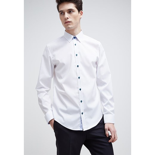 Seidensticker Uno Super Slim SLIM FIT Koszula biznesowa weiß zalando bialy rękawy