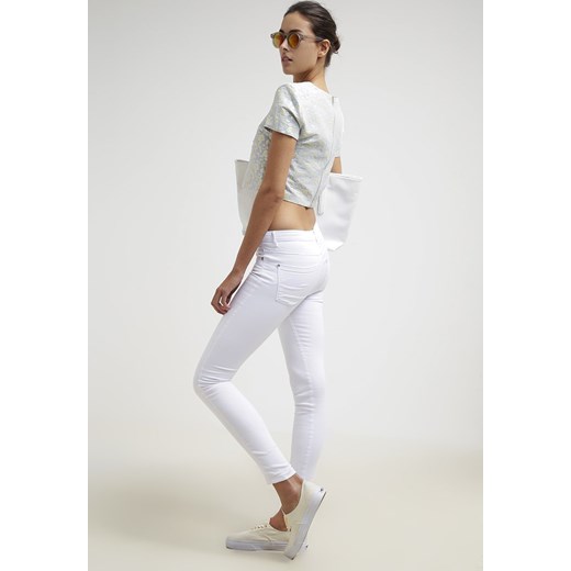 ONLY ONLROYAL Jeansy Slim fit white zalando bialy fit