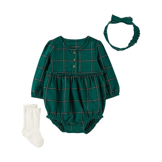 carter&apos;s 3-częściowy zestaw w kolorze zielonym ze sklepu Limango Polska w kategorii Komplety niemowlęce - zdjęcie 165742141