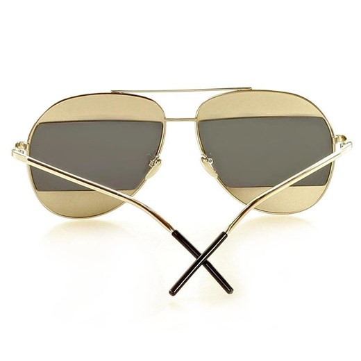 Nowoczesne okulary przeciwsłoneczne pilotki MAZZINI AVIATOR SPLIT srebrny Looks Style Eyewaer uniwersalny okazyjna cena Verostilo