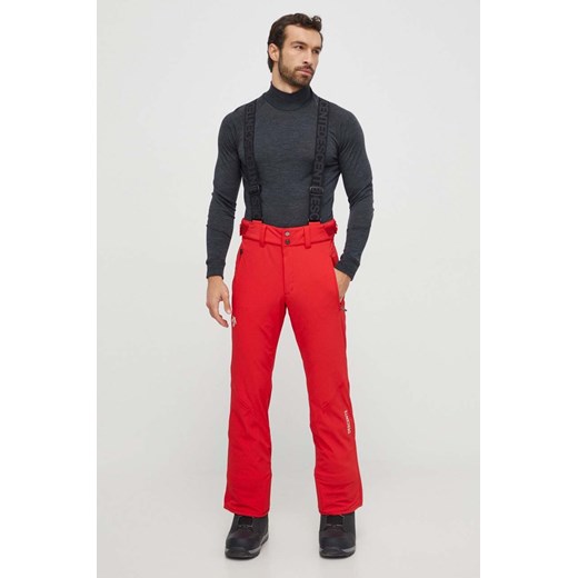 Descente spodnie narciarskie Swiss kolor czerwony ze sklepu ANSWEAR.com w kategorii Spodnie męskie - zdjęcie 165750902