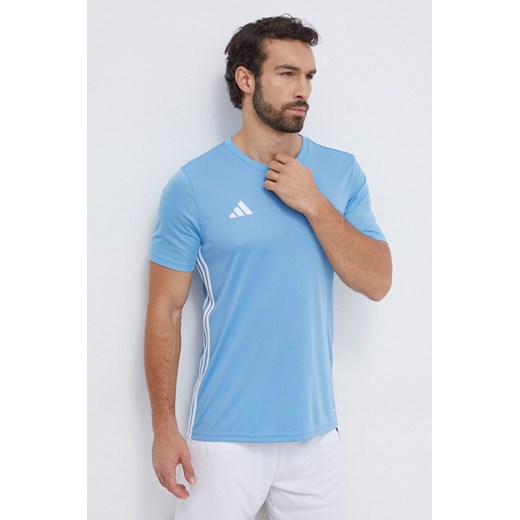 adidas Performance t-shirt treningowy Tabela 23 kolor niebieski z aplikacją  IA9145 ze sklepu ANSWEAR.com w kategorii T-shirty męskie - zdjęcie 165750990