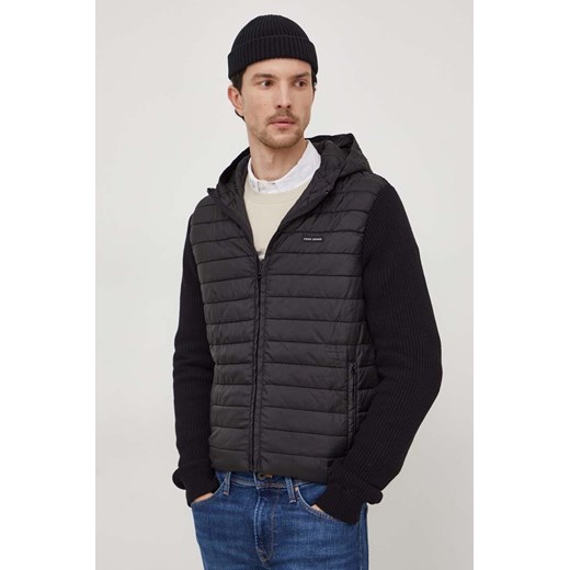 Pepe Jeans kurtka Martin MARTIN męska kolor czarny przejściowa PM702401 ze sklepu ANSWEAR.com w kategorii Kurtki męskie - zdjęcie 165756382