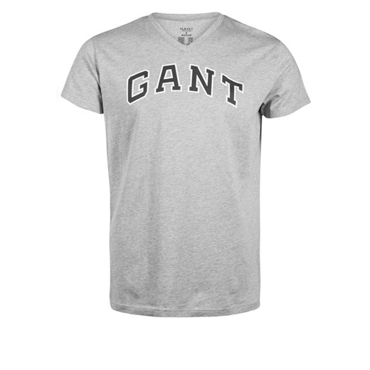 Gant Koszulka do spania light grey melange zalando szary bawełna