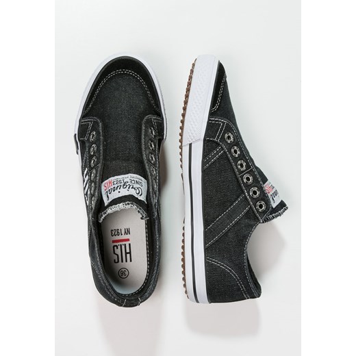 H.I.S. Tenisówki i Trampki schwarz zalando szary denim
