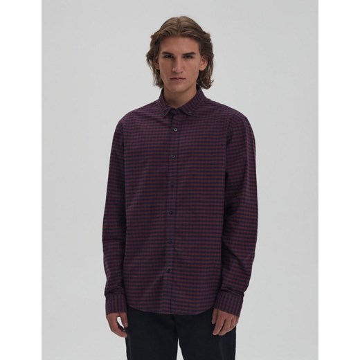 Koszula SNIKS LG Bordo-Granat L ze sklepu Diverse w kategorii Koszule męskie - zdjęcie 165783591