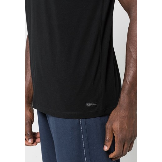 Calvin Klein Underwear Koszulka do spania black zalando brazowy bez wzorów/nadruków