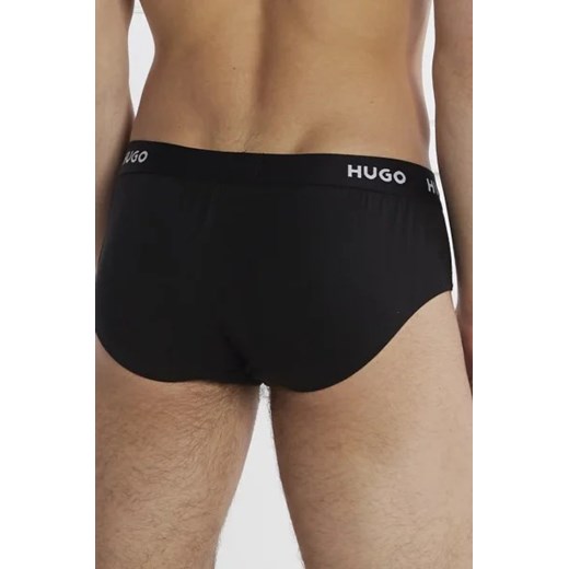 Czarne majtki męskie Hugo Boss bawełniane 