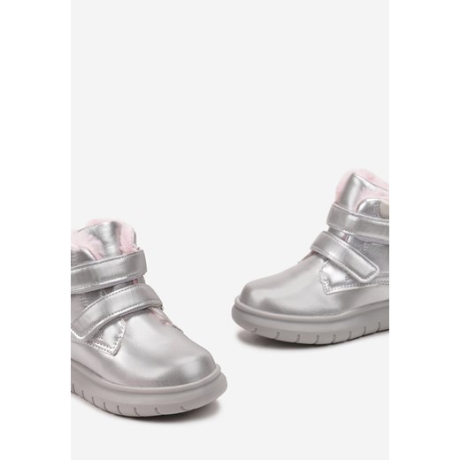 Buty zimowe dziecięce Born2be na rzepy