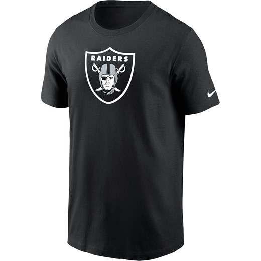 T-shirt męski Nike Logo Essential (NFL Las Vegas Raiders) - Czerń ze sklepu Nike poland w kategorii T-shirty męskie - zdjęcie 165803630
