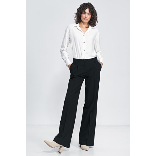 Nife Spodnie w kolorze czarnym ze sklepu Limango Polska w kategorii Spodnie damskie - zdjęcie 165805383