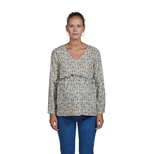 vertbaudet Bluzka w kolorze kremowym ze wzorem ze sklepu Limango Polska w kategorii Bluzki ciążowe - zdjęcie 165806723