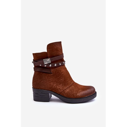 Botki Na Obcasie Ocieplane Camel Effie ST-69P Ps1 41 ZAZOO