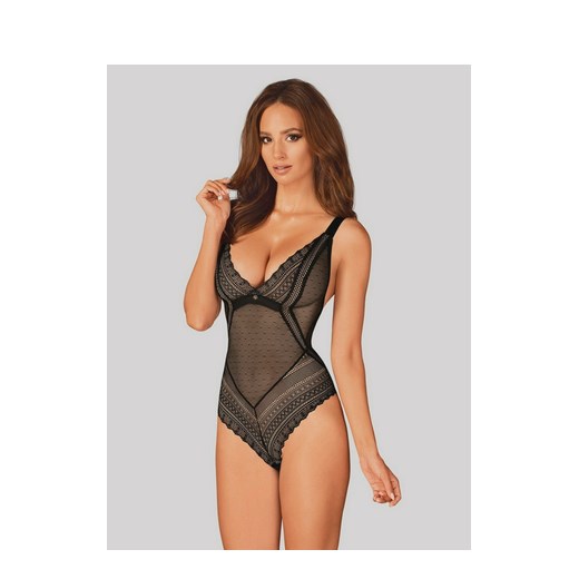 Body Obsessive Estiqua XS/S Czarny (5901688238462). Bielizna erotyczna damska Obsessive M,L wyprzedaż Rozetka.pl
