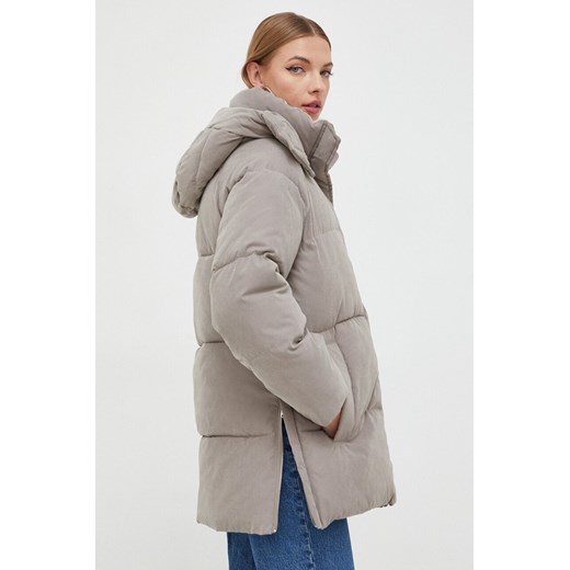 Kurtka damska Abercrombie & Fitch casual z kapturem długa