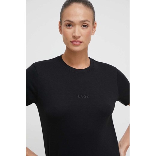 BOSS t-shirt damski kolor czarny M ANSWEAR.com