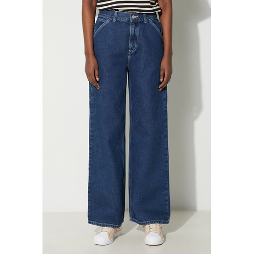 Carhartt WIP jeansy Jens damskie high waist 25 PRM
