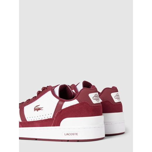 Sneakersy ze skóry z obszyciem w kontrastowym kolorze model ‘T-CLIP’ Lacoste 44 Peek&Cloppenburg