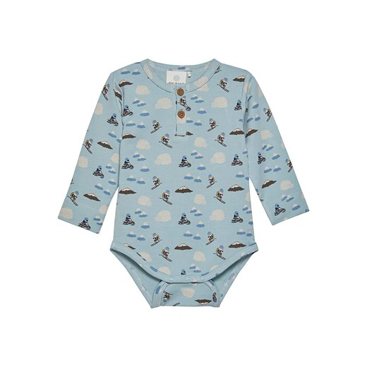 enfant Body w kolorze błękitnym ze wzorem ze sklepu Limango Polska w kategorii Body niemowlęce - zdjęcie 165877110