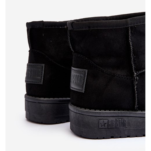 Buty zimowe dziecięce BIG STAR bez zapięcia śniegowce czarne