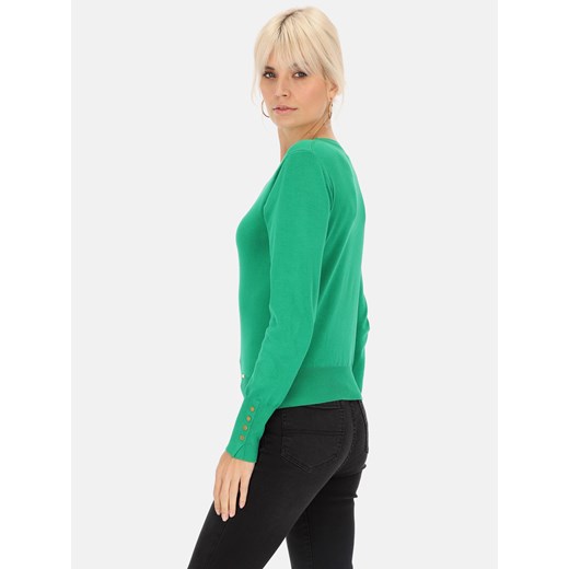 Jednokolorowy sweter z okrągłym dekoltem L'AF Alpi 40 Eye For Fashion