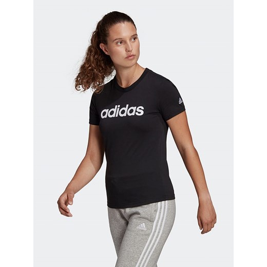 adidas Koszulka &quot;Lin&quot; w kolorze czarnym ze sklepu Limango Polska w kategorii Bluzki damskie - zdjęcie 165885351