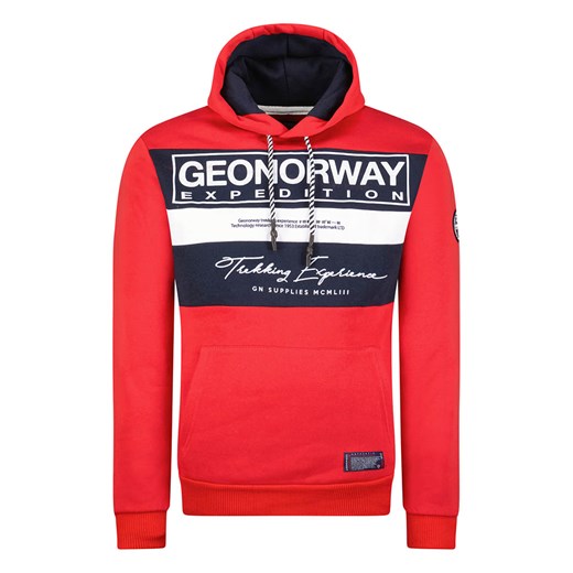 Geographical Norway Bluza w kolorze czerwonym ze sklepu Limango Polska w kategorii Bluzy męskie - zdjęcie 165885800