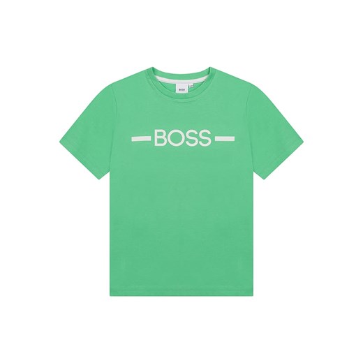 Hugo Boss Kids Koszulka w kolorze zielonym 176 wyprzedaż Limango Polska