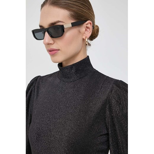 Morgan bluzka damska kolor czarny wzorzysta Morgan XL ANSWEAR.com