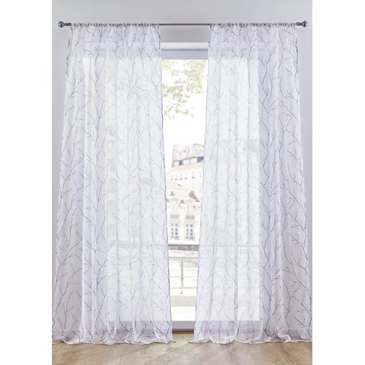 Firana z kwiatowym nadrukiem (1 szt.) Wys./szer. 245/144 cm bonprix