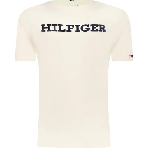 T-shirt chłopięce beżowy Tommy Hilfiger 