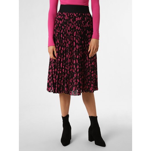 HUGO Spódnica damska Kobiety Sztuczne włókno czarny wzorzysty ze sklepu vangraaf w kategorii Spódnice - zdjęcie 165986893