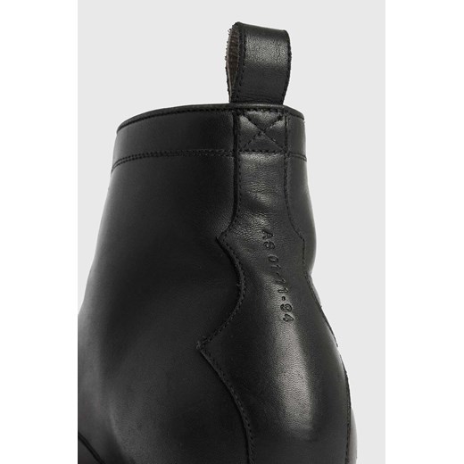 AllSaints buty skórzane Drago Boot męskie kolor czarny MF561Z 44 ANSWEAR.com