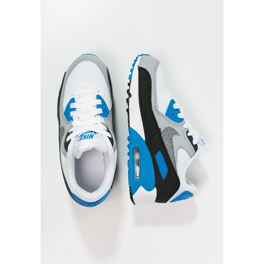 Nike Sportswear AIR MAX 90 Tenisówki i Trampki white/cool grey/photo blue/black zalando niebieski skóra