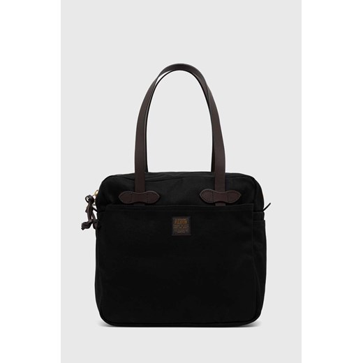 Filson torba Tote Bag With Zipper kolor czarny FMBAG0070 ze sklepu PRM w kategorii Torby materiałowe - zdjęcie 166001500