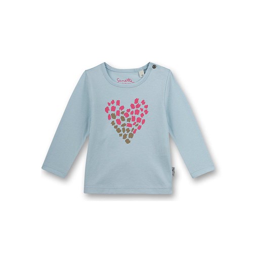 Sanetta Kidswear Koszulka &quot;Lovely Leo&quot; w kolorze błękitnym 68 Limango Polska okazyjna cena