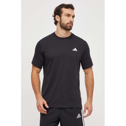 adidas Performance t-shirt treningowy TR-ES kolor czarny gładki IC7421 ze sklepu ANSWEAR.com w kategorii T-shirty męskie - zdjęcie 166005963