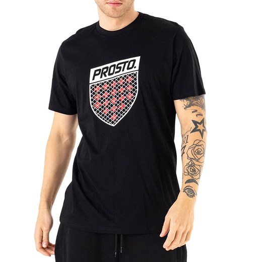 Koszulka Prosto Klasyk Tripad KL232MTEE1212 - czarna ze sklepu streetstyle24.pl w kategorii T-shirty męskie - zdjęcie 166009204
