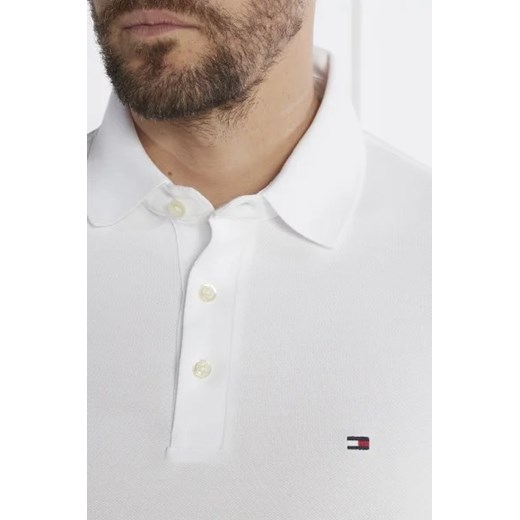 T-shirt męski Tommy Hilfiger casual biały z długim rękawem 