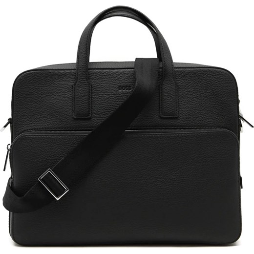 BOSS BLACK Skórzana torba na laptopa 16\" Crosstown_S ze sklepu Gomez Fashion Store w kategorii Torby męskie - zdjęcie 166010071
