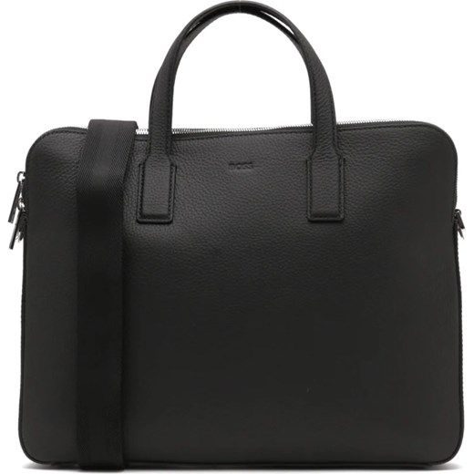 BOSS BLACK Skórzana torba na laptopa 15\" Crosstown_S ze sklepu Gomez Fashion Store w kategorii Torby męskie - zdjęcie 166010073