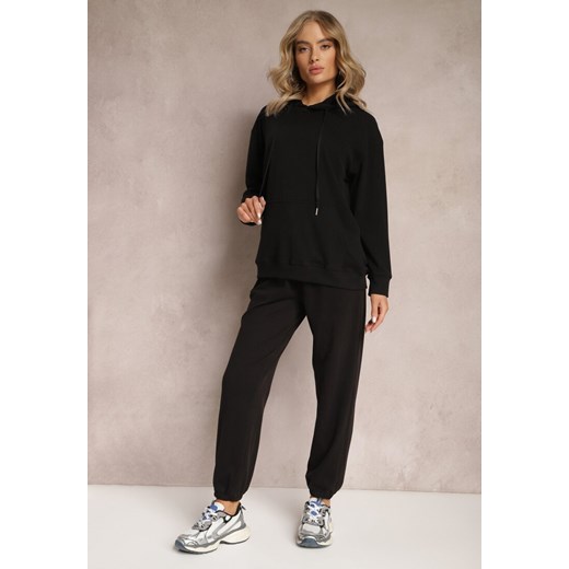 Czarny Komplet Dresowy z Bluzą i Spodniami Ciranova ze sklepu Renee odzież w kategorii Dresy damskie - zdjęcie 166016060