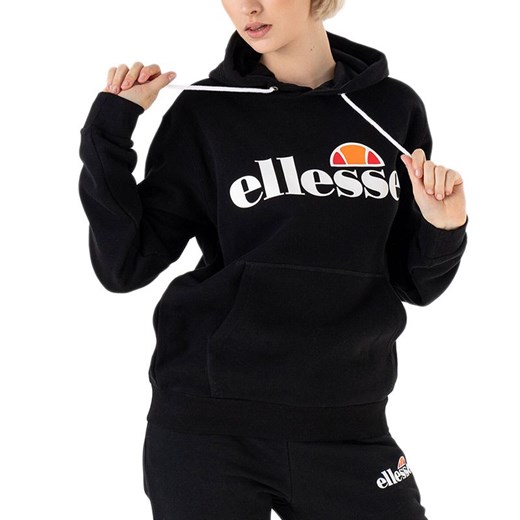 Bluza Ellesse Torices Hoodie SGS03244011 - czarna ze sklepu streetstyle24.pl w kategorii Bluzy damskie - zdjęcie 166016224