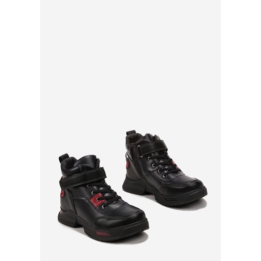 Buty zimowe dziecięce Born2be jesienne sznurowane 