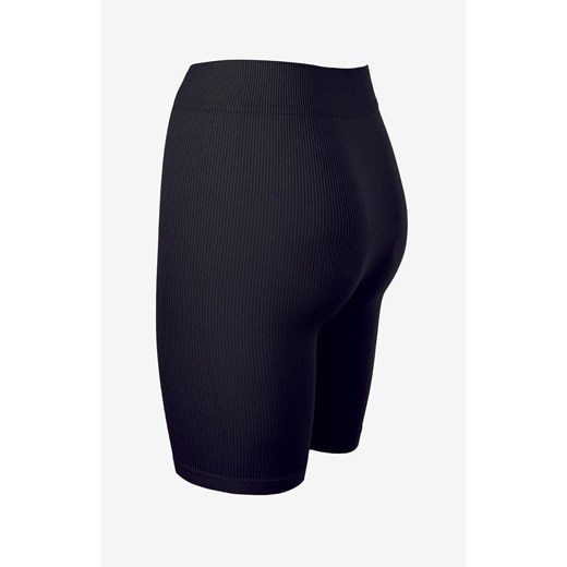 Marilyn legginsy damskie krótkie w prążki czarne Fitness, Kolor czarny, Rozmiar S/M, Marilyn ze sklepu Intymna w kategorii Szorty - zdjęcie 166020561