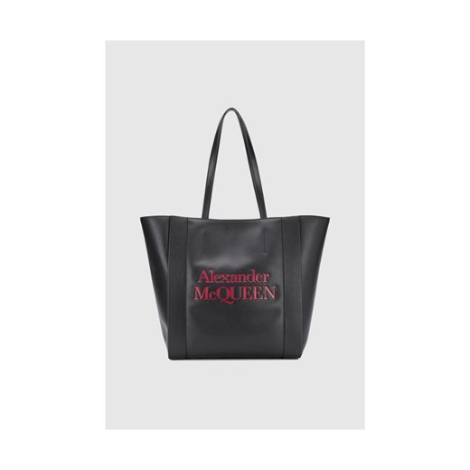 ALEXANDER MCQUEEN Torebka czarna shoperka ze sklepu outfit.pl w kategorii Torby Shopper bag - zdjęcie 166021333