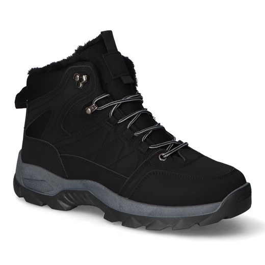 Trekkingi Potocki 23-16068BK2 Czarne ze sklepu Arturo-obuwie w kategorii Buty zimowe męskie - zdjęcie 166023443