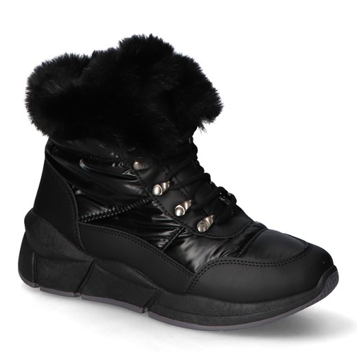 Śniegowce Potocki 23-33063BK Czarne ze sklepu Arturo-obuwie w kategorii Śniegowce damskie - zdjęcie 166023461